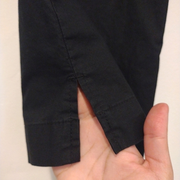 Gap - Black Side Zipper Straight Pants - Picture 7 of 12